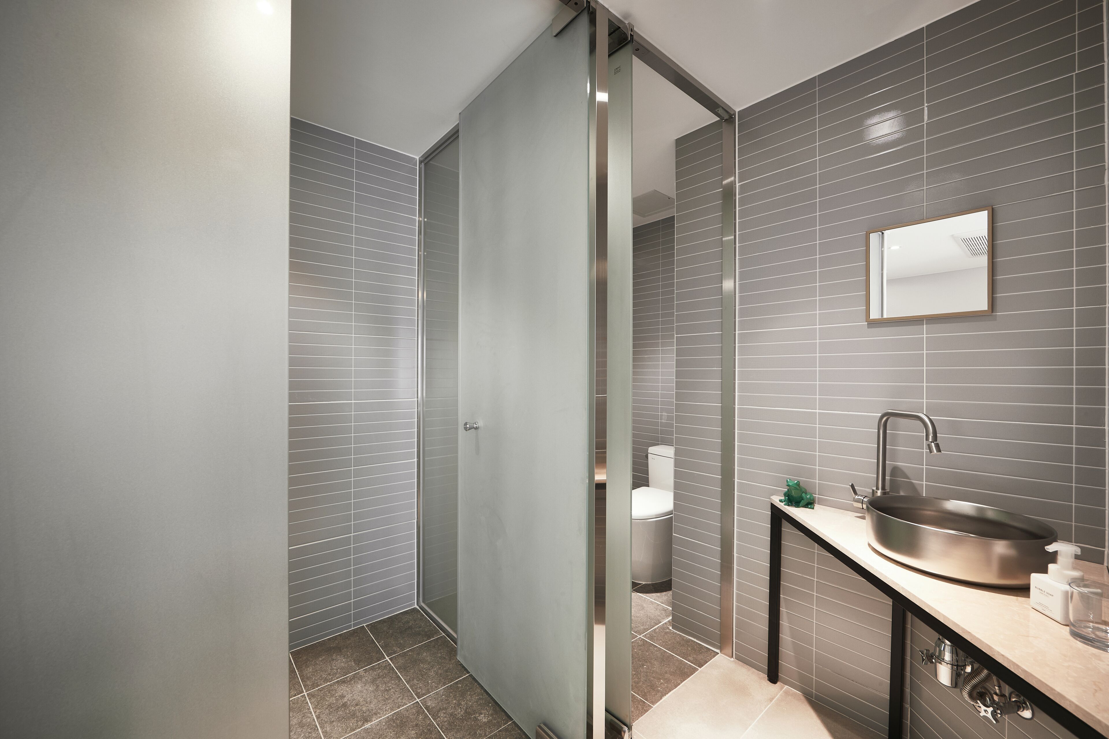 deluxe room - 5 free ott services[netflix, tving, watcha, disney, apple] | bathroom | designer toiletries, hair dryer, bathrobes, slippers