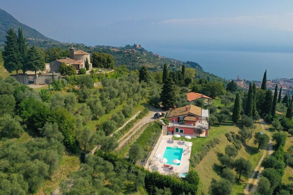 Exterior - Cà Rossa - Orchidea with stunning lake view (Toscolano-Maderno)