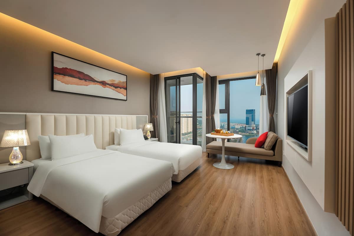 Deluxe Twin kamer | Uitzicht op de stad