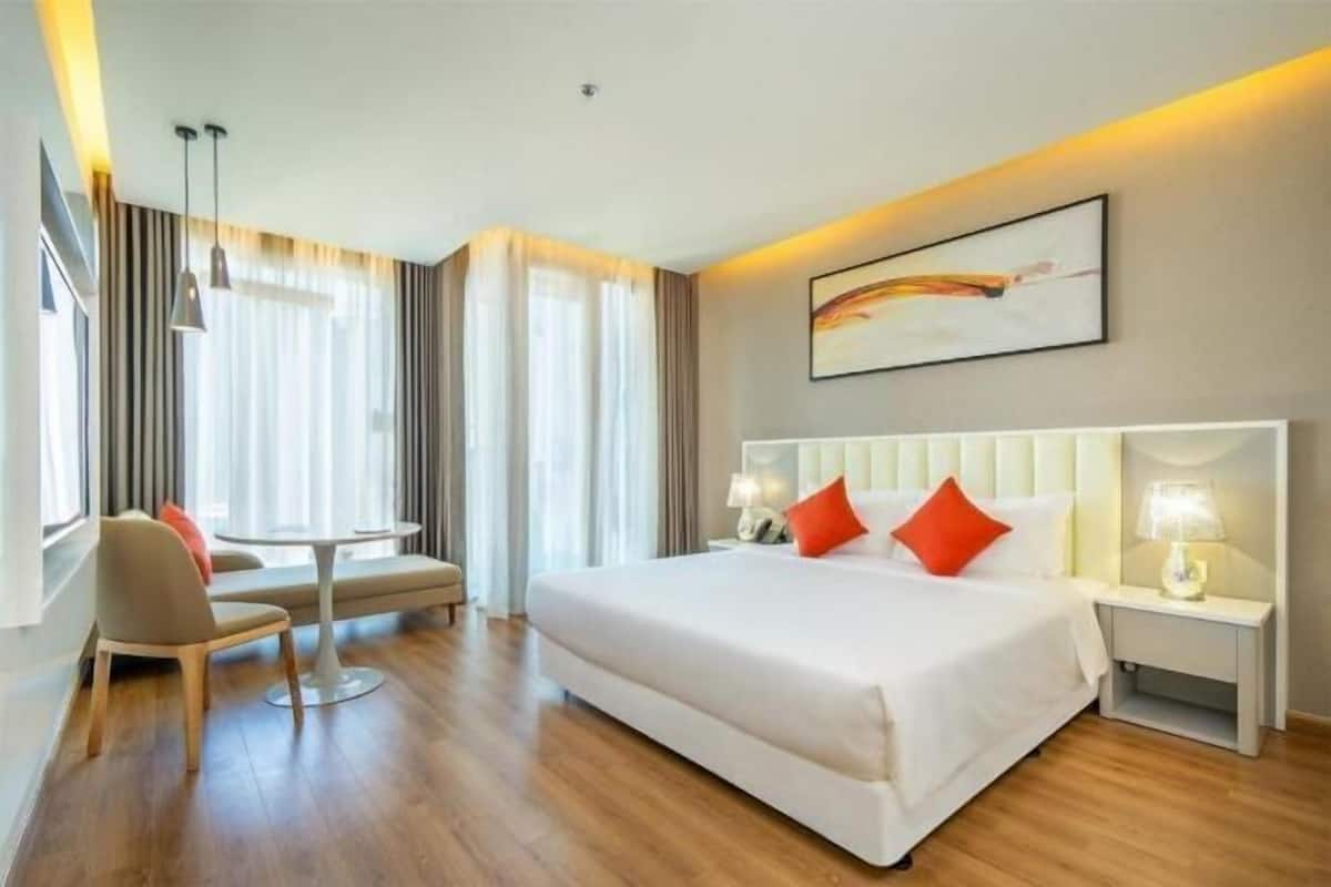 1 slaapkamer, een minibar, een kluis op de kamer