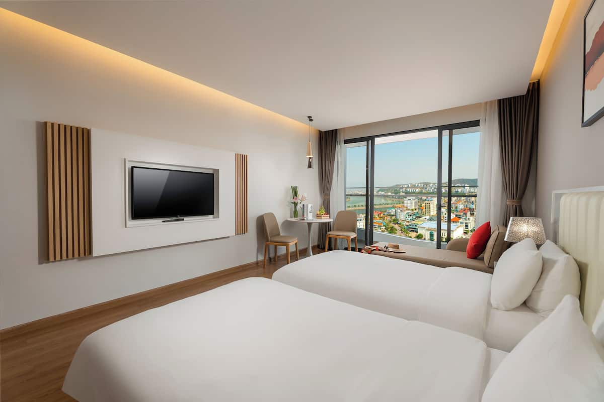 1 slaapkamer, een minibar, een kluis op de kamer