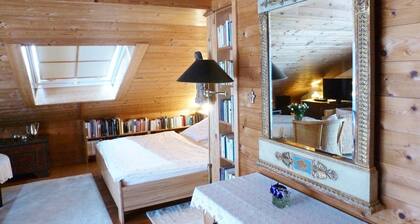 Ferienwohnung Ost, 40 qm Dachgeschoss, 1 Kombiniertes Wohn- und Schlafzimmer
