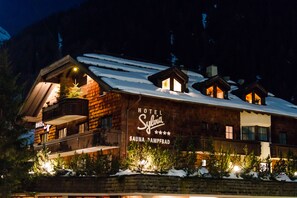Front of property – evening/night