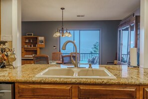 Interior - Fabulous views of the Smoky Mountains from enclosed porch and newly updated home (Gatlinburg)