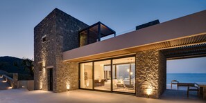 Terrace/patio - Private Villa with Sea View (Mochlos)