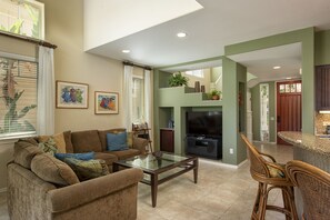 Villa, 3 chambres | Coin séjour