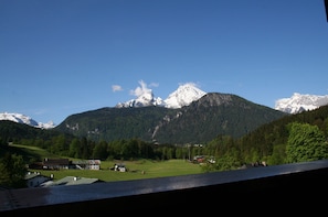 Blick von der Unterkunft