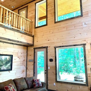 Smart TV, fireplace, video games