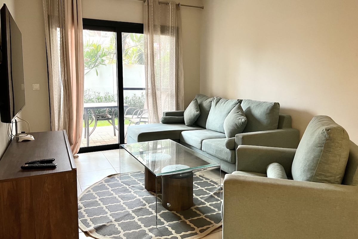 Departamento Confort, 2 habitaciones, para no fumadores, vista al jardín (B1) | Terraza o patio