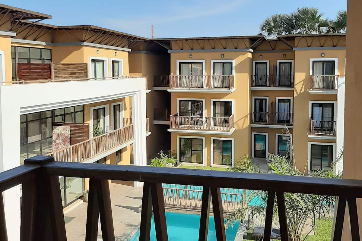 Apartamento Confort, no fumadores, vistas a la piscina (F10) | Vistas del balcón