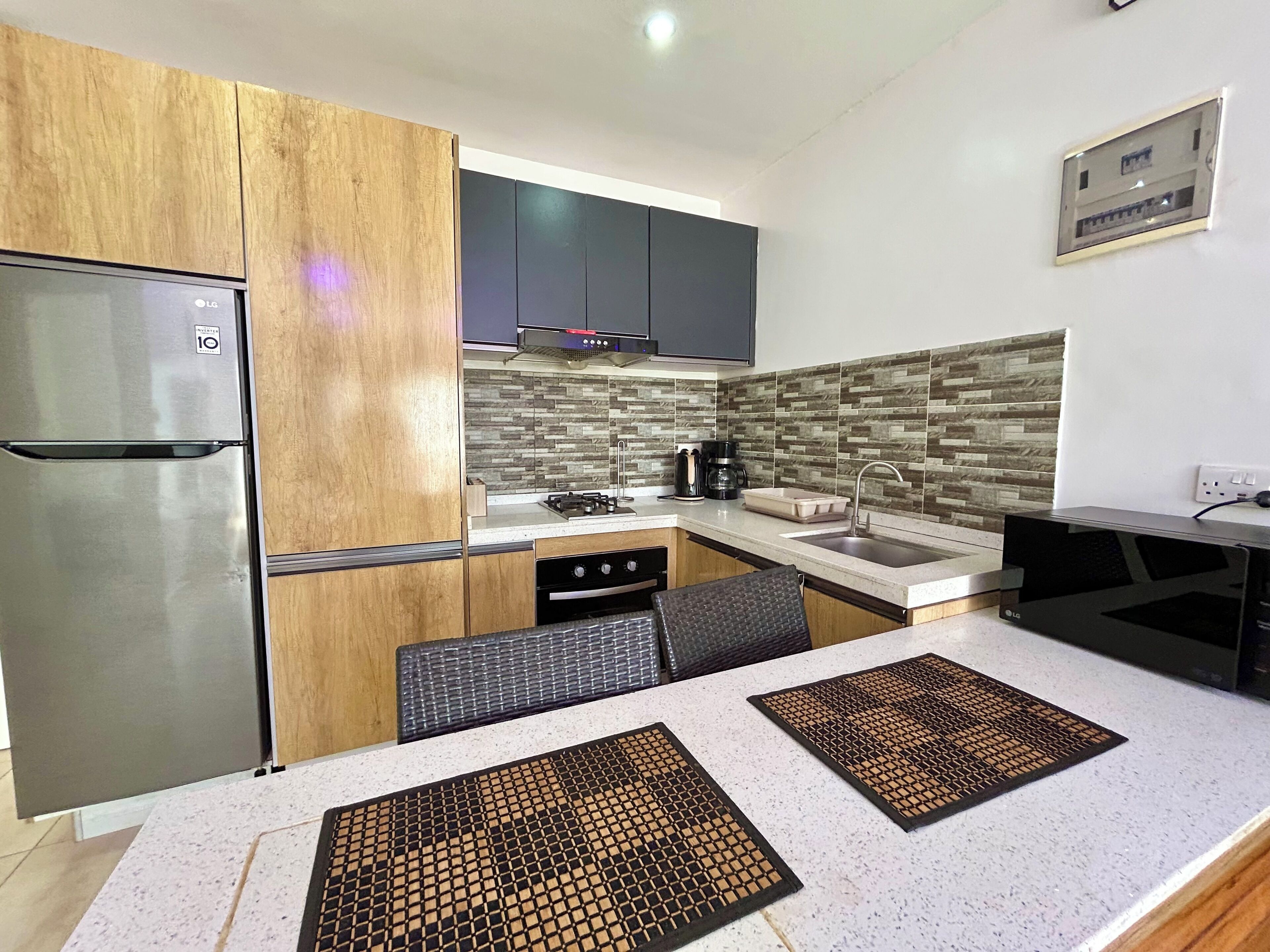 Romantic Apartment, 2 Bedrooms, Balcony, Park View (F12) | Private kitchen | Full-sized fridge, microwave, oven, electric kettle