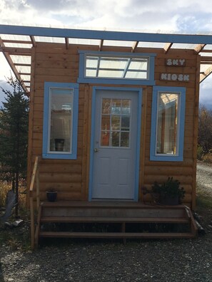 Exterior detail - Earthsong Lodge - STAND (Healy)