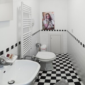 Shower, hair dryer, towels, soap - Lovely, Spacious Apartment in the Centre of Venice, (Venezia)