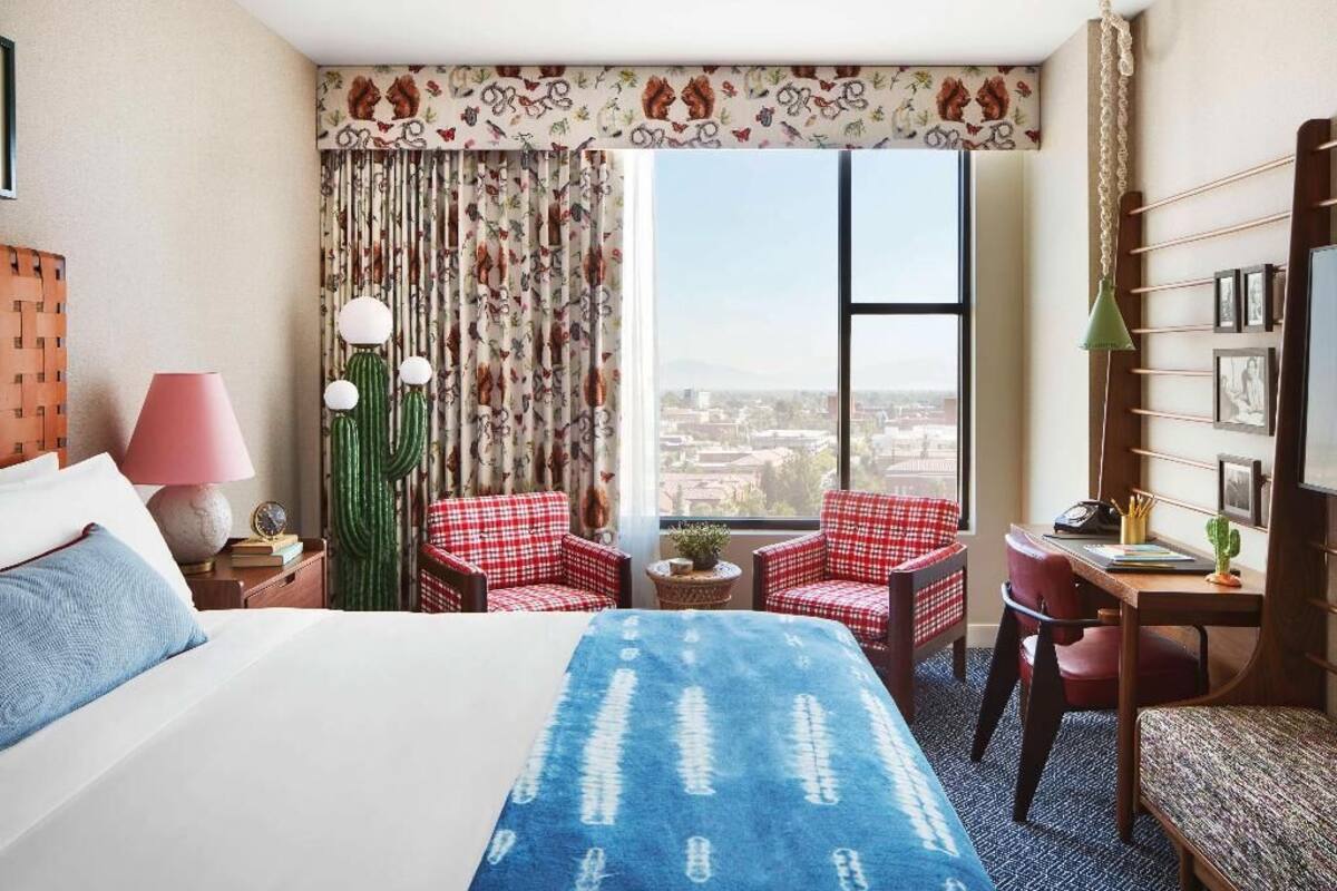 In-room safe, desk, laptop workspace, blackout drapes