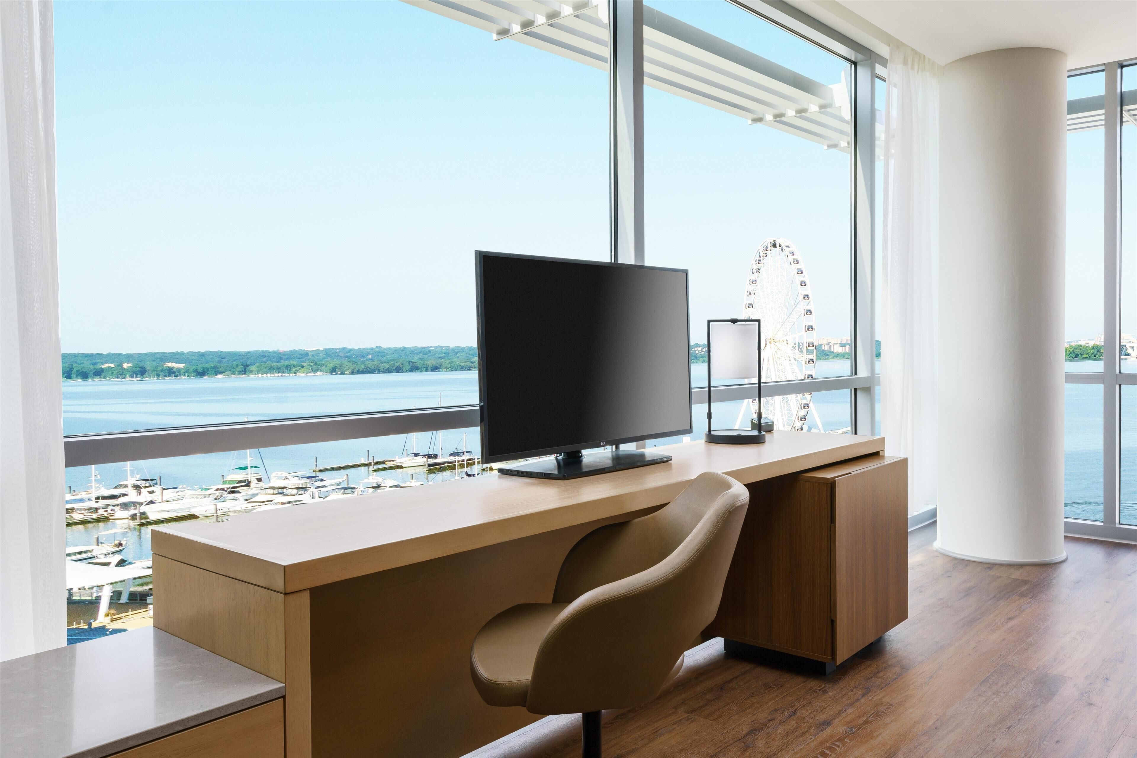 room, 1 king bed with sofa bed, river view, corner (specialty) | 1 bedroom, premium bedding, pillow-top beds, desk