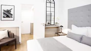 2 habitaciones, escritorio, tabla de planchar con plancha y wifi gratis