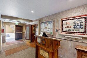 Lobby - Riverfront studio with mtn view, balcony, & fireplace (Breckenridge)