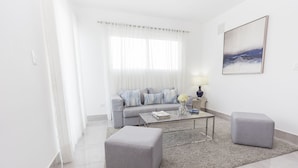Apartment, 2 Bedrooms | Living area | TV - Soha suites I A04 (Santiago de los Caballeros)