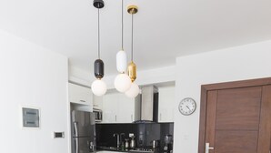 Apartment, 2 Bedrooms | Private kitchen | Coffee/tea maker, fridge, microwave, oven - Soha suites I A06 (Santiago de los Caballeros)
