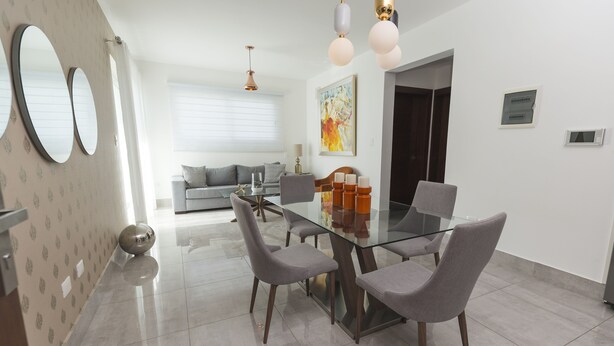 Apartment, 2 Bedrooms | Living area | TV - Soha suites I A06 (Santiago de los Caballeros)