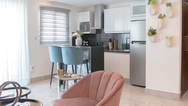 Exclusive-Apartment | Wohnbereich | Fernseher
