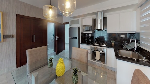 Comfort Apartment | Private kitchen - Soha suites II D07 (Santiago de los Caballeros)