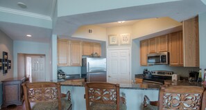 Condo, Multiple Beds, Private Pool, Beach View | Private kitchen | Fridge, microwave, stovetop, dishwasher - Legacy I 1305 Penthouse (Gulfport)