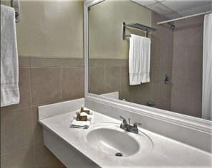 Free toiletries, towels
