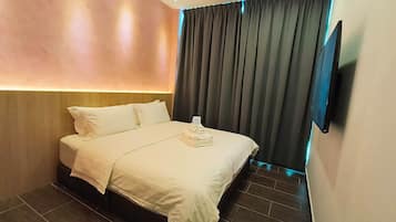 Deluxe-værelse - 1 kingsize-seng | Senge med madrasser af memory foam, mørklægningsgardiner
