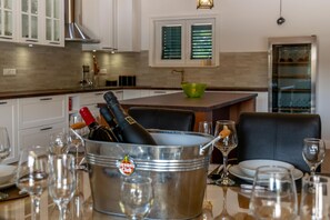 Villa, 4 Bedrooms, Private Pool, Mountain View | Private kitchen | Microwave, oven, dishwasher, coffee/tea maker