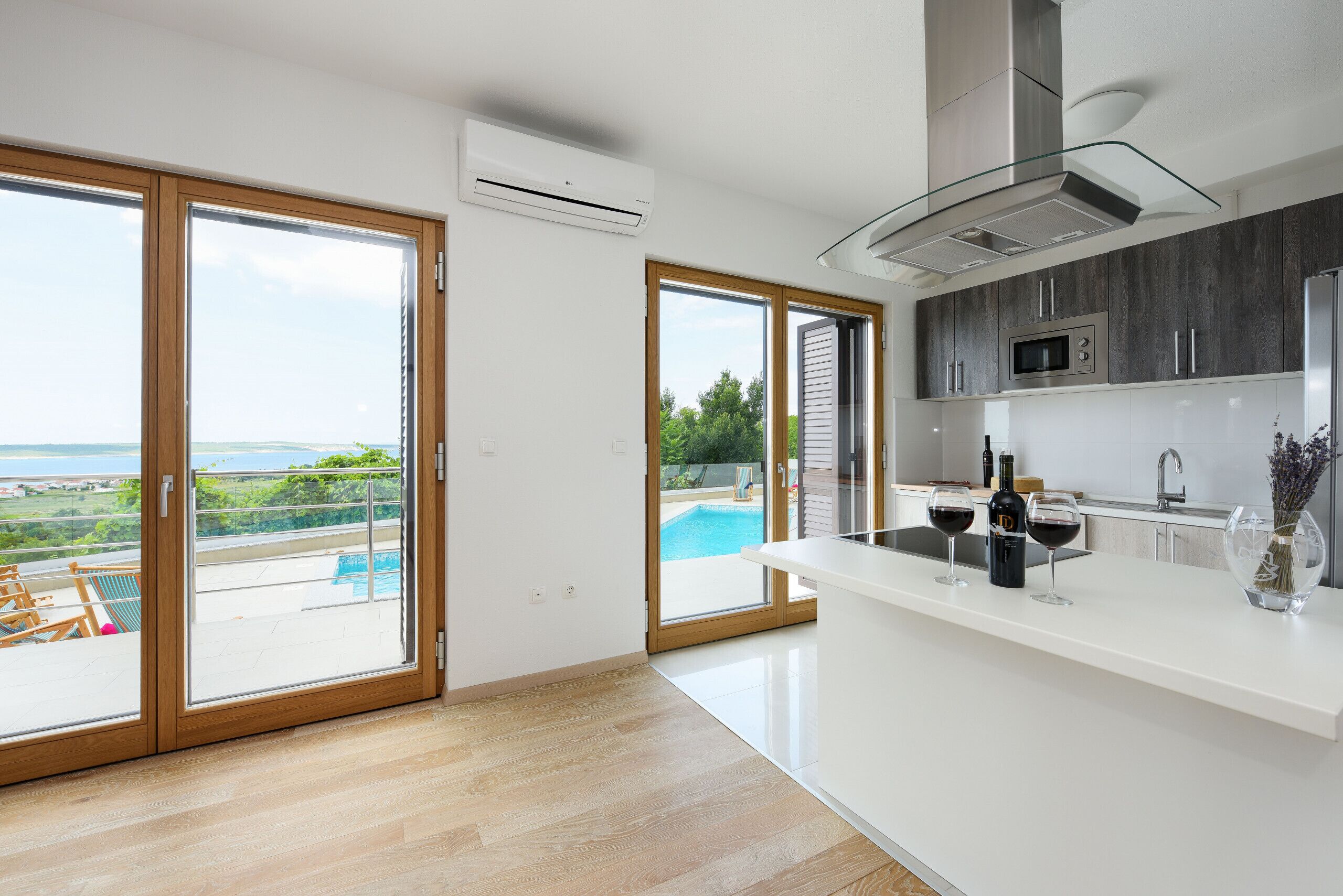 Villa, 6 Bedrooms, Private Pool, Sea View | Private kitchen | Coffee/tea maker, microwave, oven, dishwasher