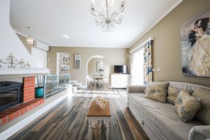 Villa, 4 Bedrooms, Private Pool, Pool View | Living room | Fireplace - Villa Marigold (Zadar)