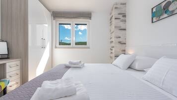 Villa, 3 soverom, privat basseng, bassengutsikt | 3 soverom og sengetøy