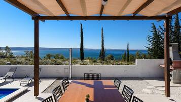 Villa - 5 soveværelser - privat pool - havudsigt | Balkon