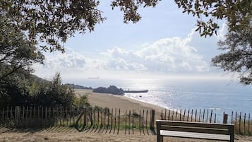 Tæt på stranden