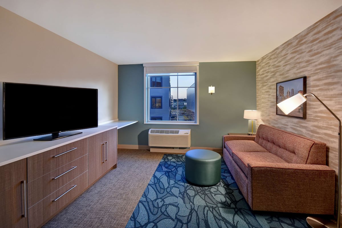 Suite, 1 Bedroom, Non Smoking | Living area | LCD TV, pay movies