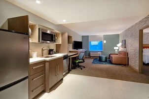 Suite, 1 Bedroom, Non Smoking | Private kitchen | Fridge, microwave, dishwasher, coffee/tea maker