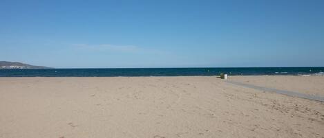 On the beach