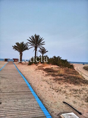 Accommodatie ligt op het strand