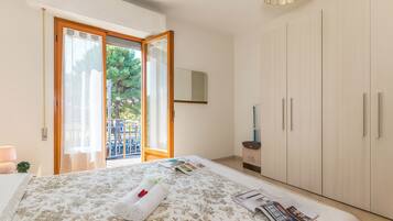 Family Apartment, Multiple Bedrooms (Daniela 4 100m From Sea) | 2 bedrooms, iron/ironing board, WiFi, bed sheets