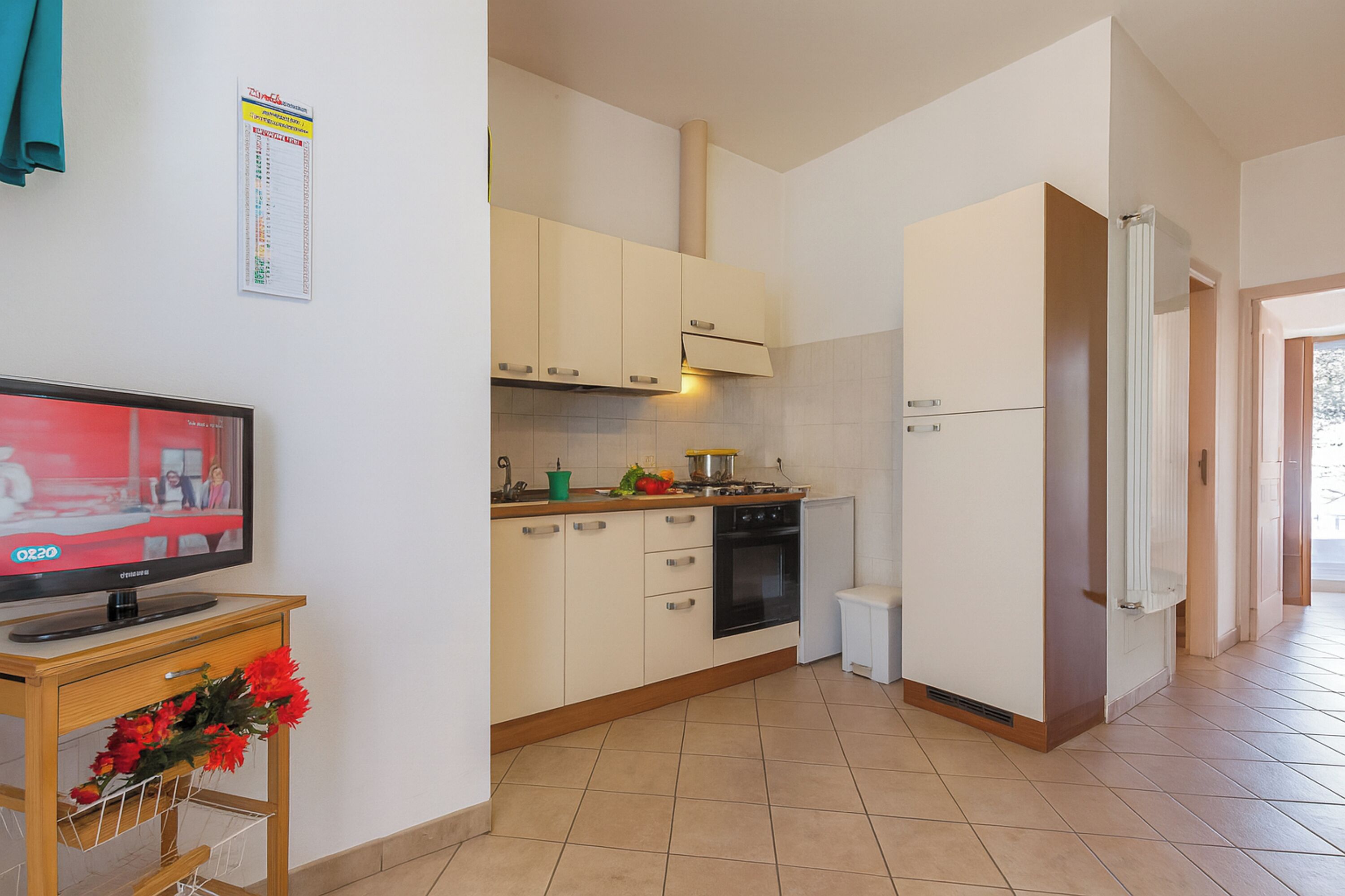 Apartemen Keluarga, beberapa kamar (Daniela 4 100m From Sea) | Dapur pribadi | Lemari es besar, oven, kompor, dan mesin pembuat kopi/teh