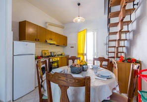 家庭公寓, 2 間臥室 (Daniela 1 100m From Sea) | 用餐區
