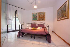 Family Apartment, Multiple Bedrooms (Francesca 2 600m From Sea) | 2 bedrooms, WiFi, bed sheets