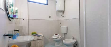 Family House, Multiple Bedrooms, 2 Bathrooms, Sea Facing (Il Gladiolo - Focette 100m From Sea) | Bathroom