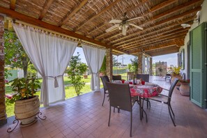Family Villa, Multiple Bedrooms, Mountainside (Villa Clara few km from the sea) | Outdoor dining - Villa Clara few km from the sea (Pietrasanta)