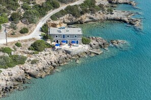 Aerial view - Karavostassi - The Stonehouse (Agios Nikolaos)