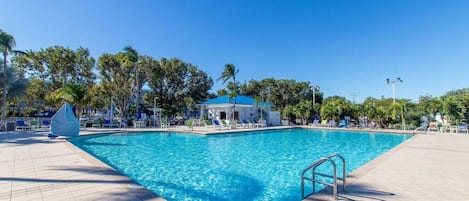 Una piscina climatizada