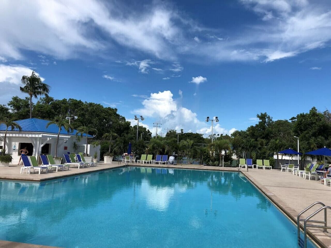 Et oppvarmet basseng