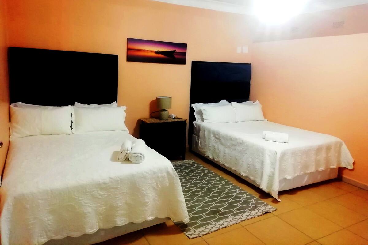 Family Room, 2 Double Beds | Free WiFi