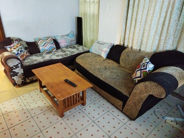 تلفزيون ذكي، مدفأة، كُتُب، مكتبة موسيقى